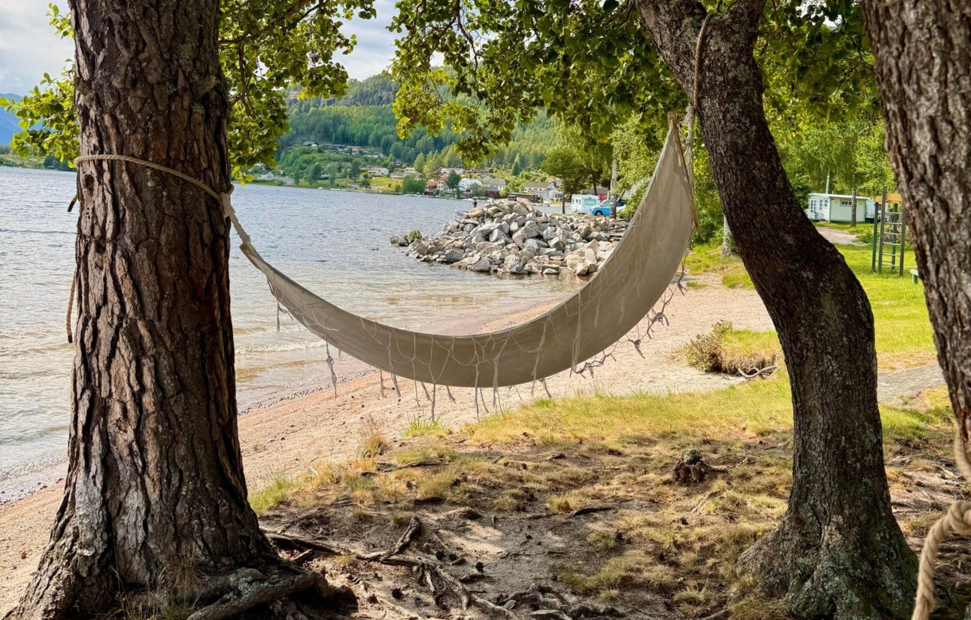 Stranddag på Vaskarstrondi